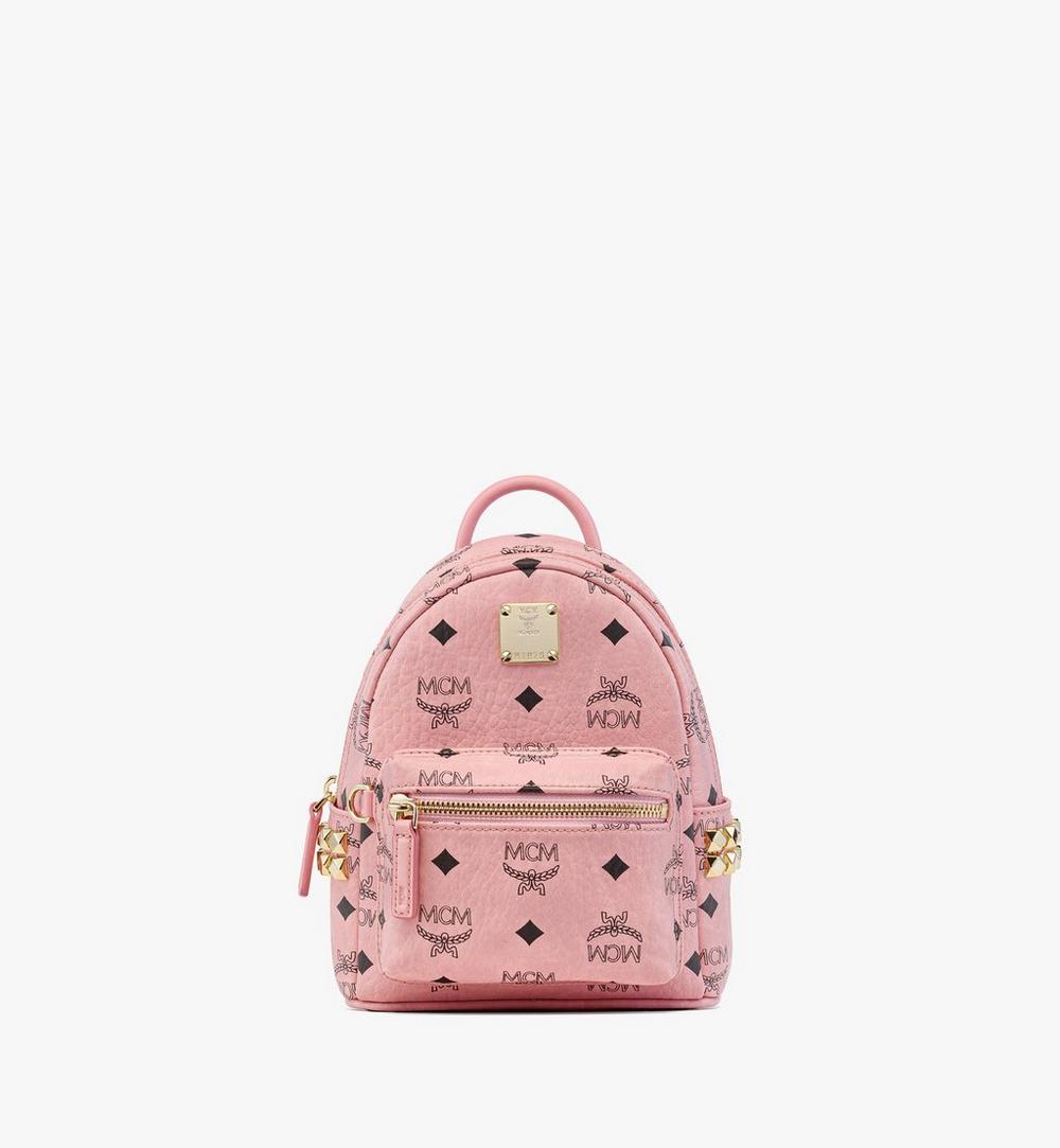 Stark Bebe Boo Side Studs Backpack in Visetos 1 Stark Bebe Boo Side Studs Backpack in Visetos 1